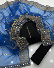 Blue Dupatta
